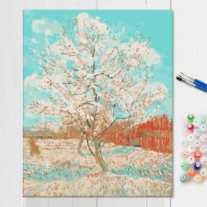 [DIY]95_꽃핀복숭아나무 40x50