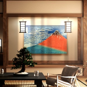 호쿠사이-붉은후지산